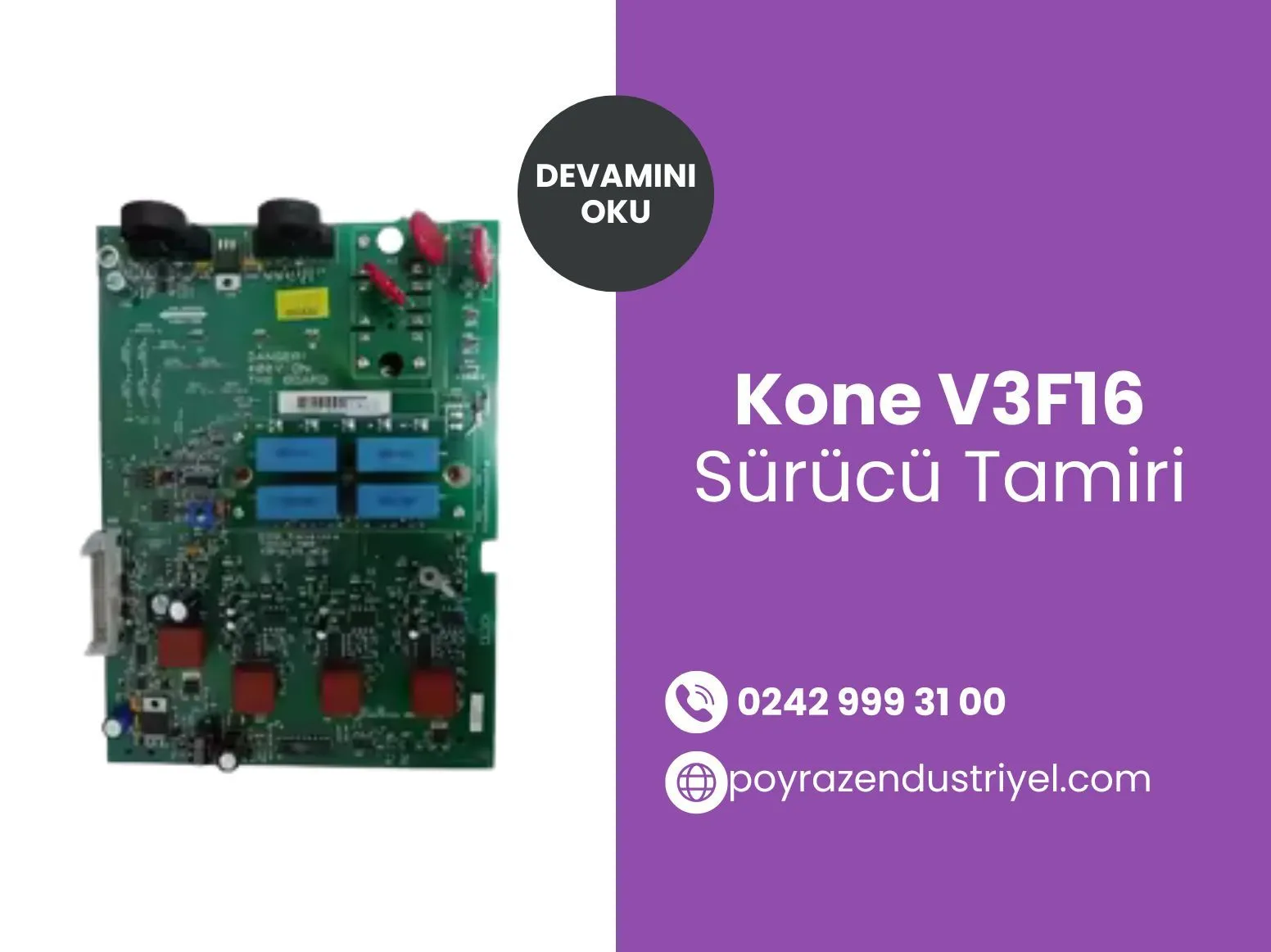 Kone V3f16 Sürücü Tamiri